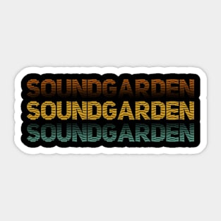 Distressed Vintage - Soundgarden Sticker